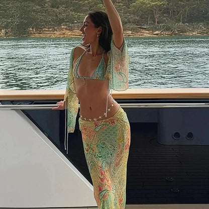 Bikini & Jupe Longue Plage Femme - Saylana