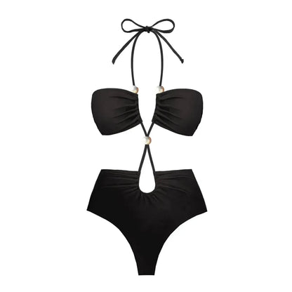 Bikini Perlé 3 Pièces Blanc & Élégant-Saylana