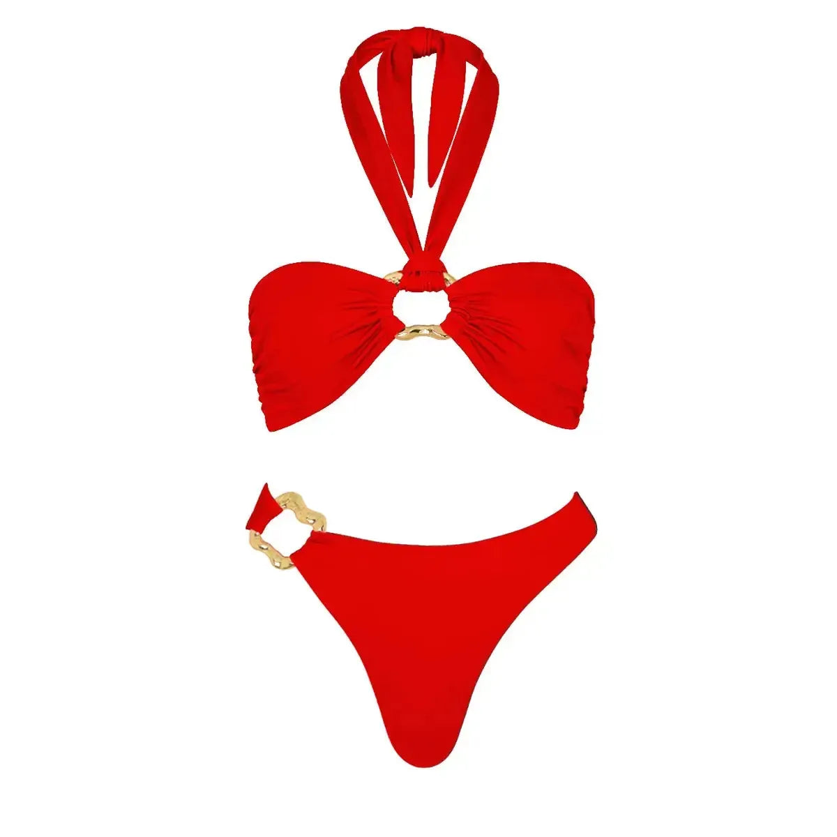 Bikini Perlé 3 Pièces Blanc & Élégant-Saylana