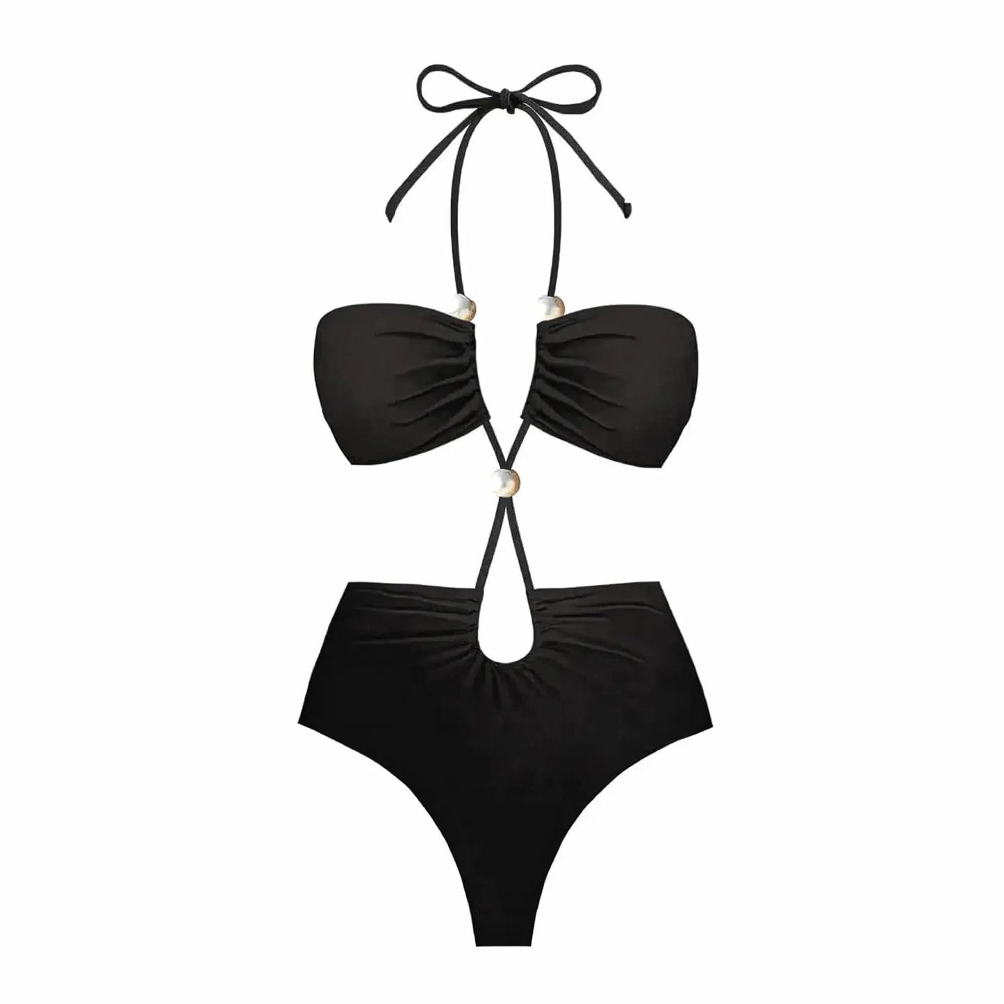Bikini Perlé 3 Pièces Blanc & Élégant - Saylana