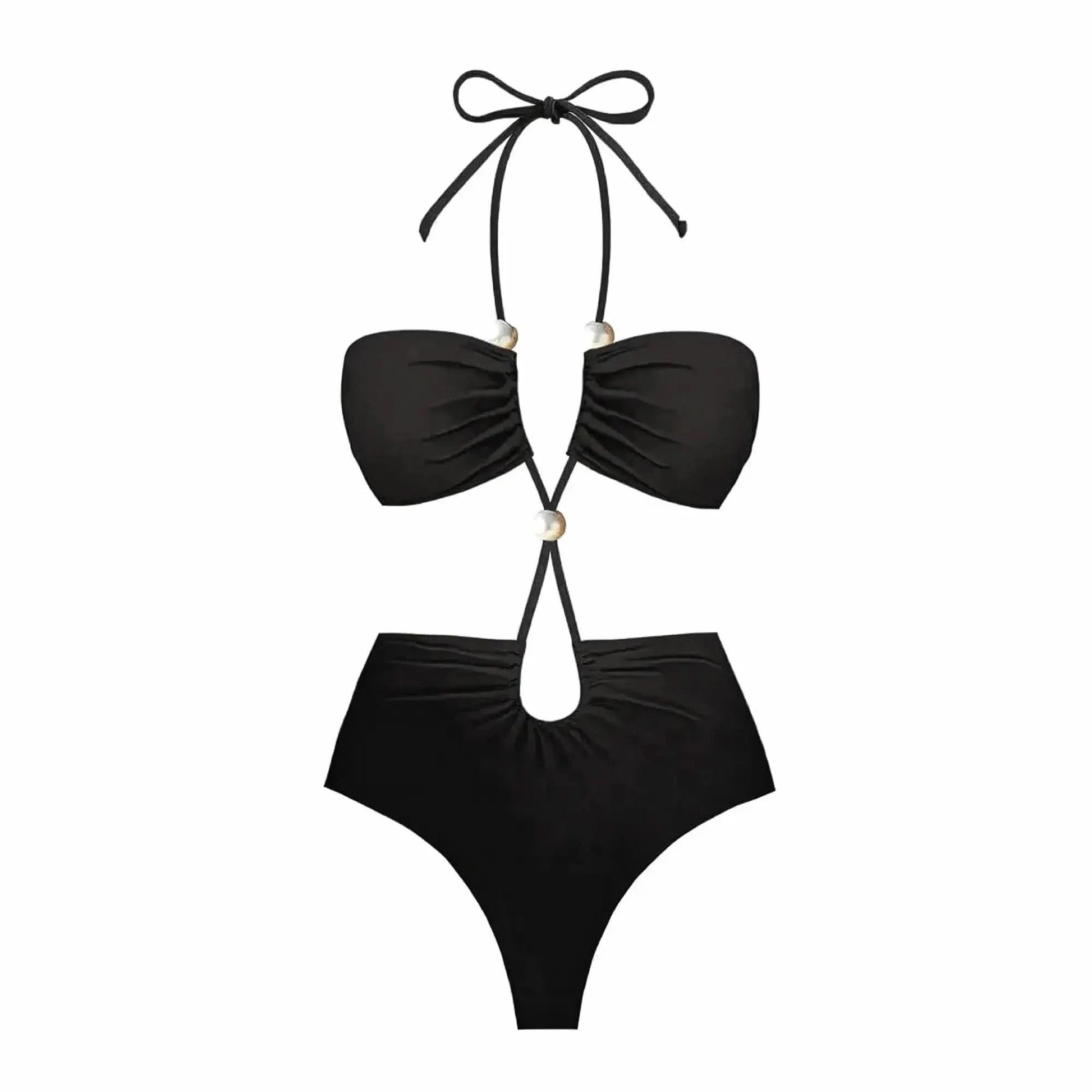 Bikini Perlé 3 Pièces Blanc & Élégant - Saylana