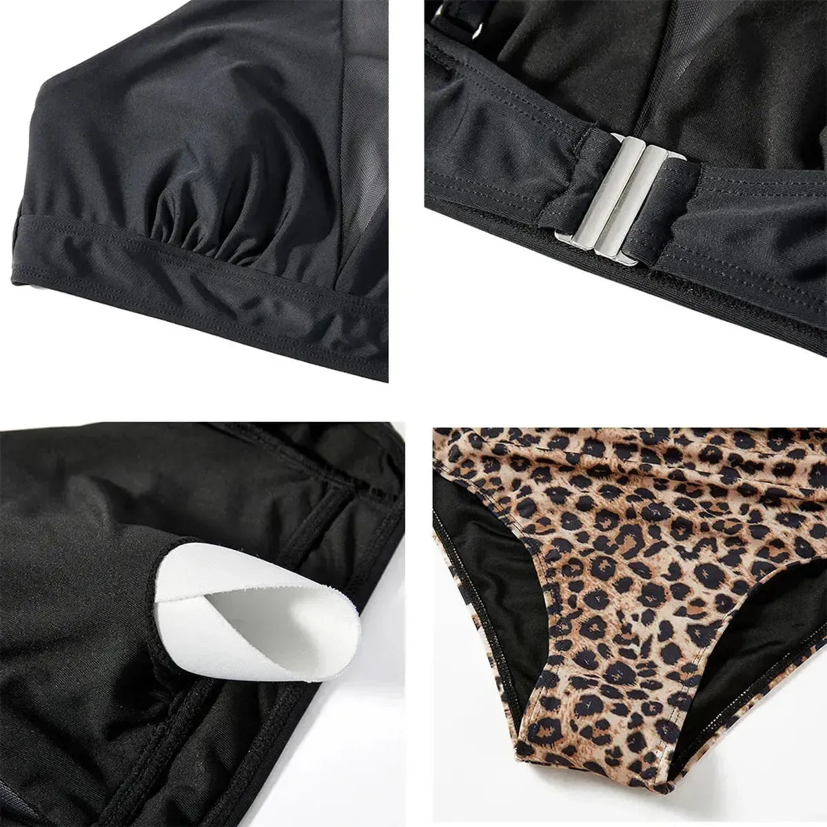 Bikini Taille Haute Imprimé-Saylana