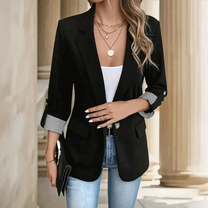 Blazer Casual Manches Relevées - Saylana