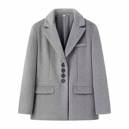 Blazer Chaud Col Revers - Saylana