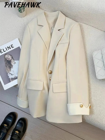 Blazer Chic Monobreasted Hiver-Saylana