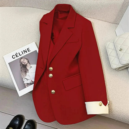 Blazer Chic Monobreasted Hiver - Saylana