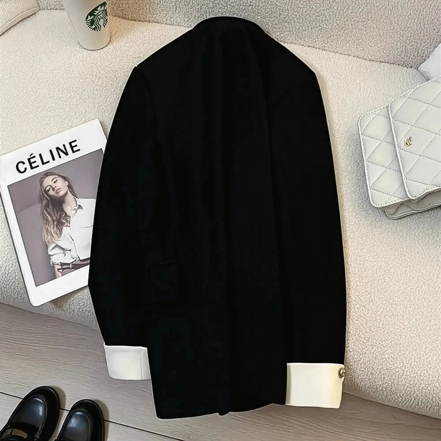 Blazer Chic Monobreasted Hiver - Saylana