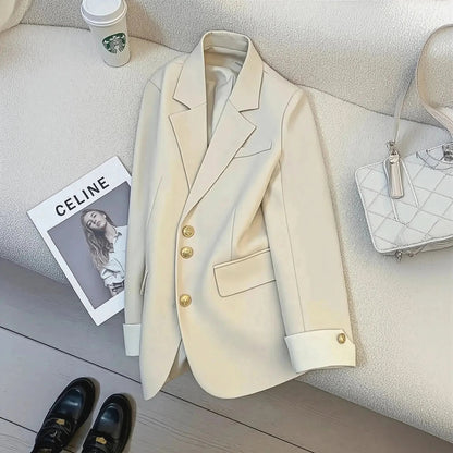 Blazer Chic Monobreasted Hiver - Saylana