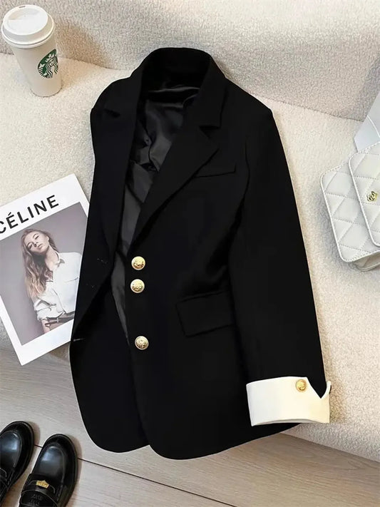 Blazer Chic Monobreasted Hiver-Saylana