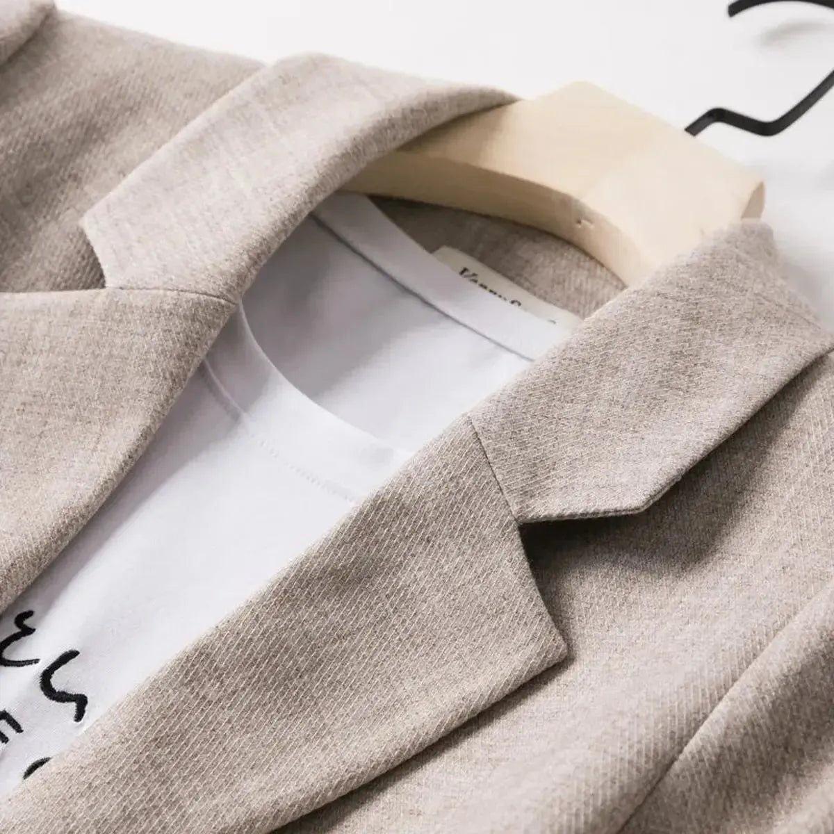 Blazer Printemps Carreaux Chic-Saylana