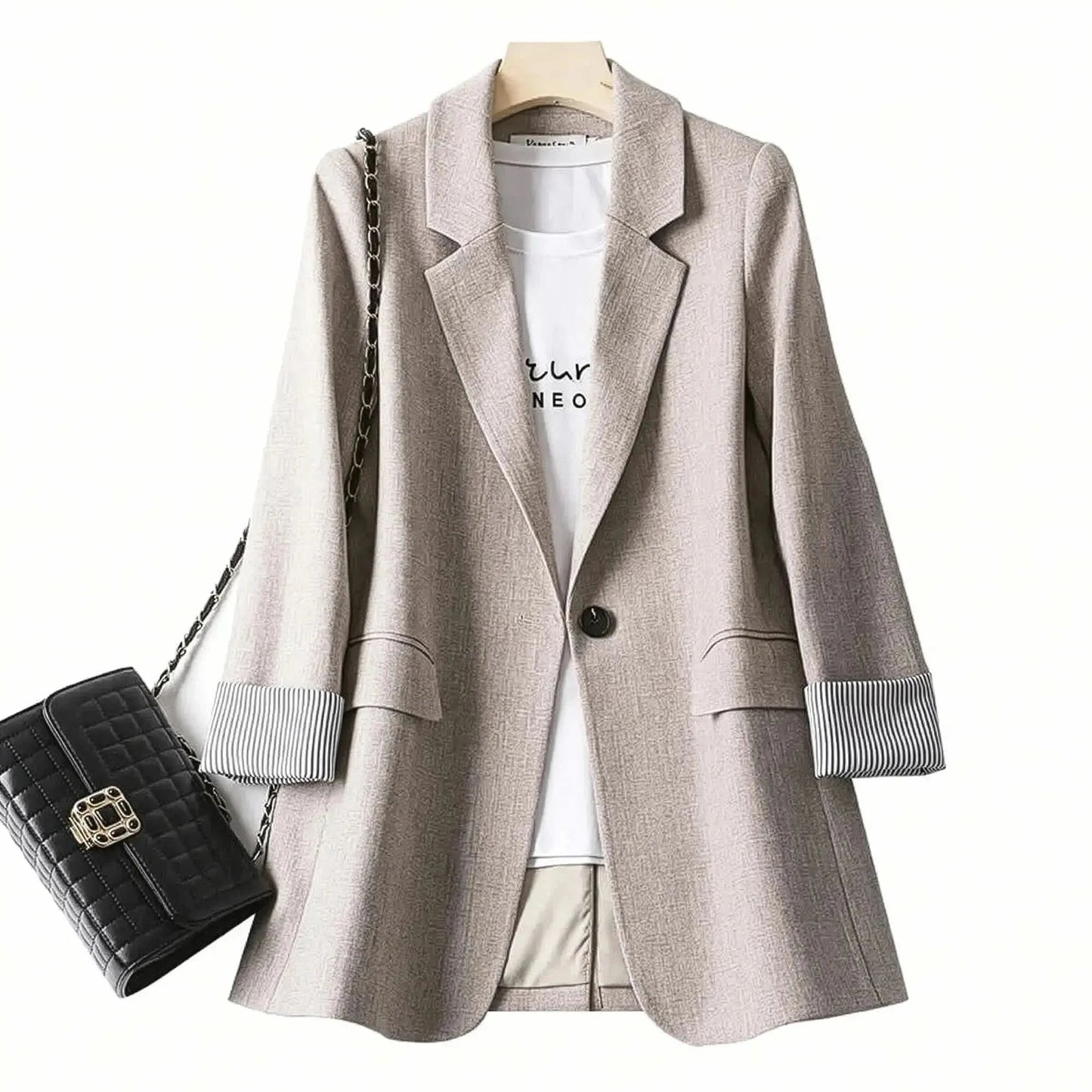 Blazer Printemps Carreaux Chic - Saylana