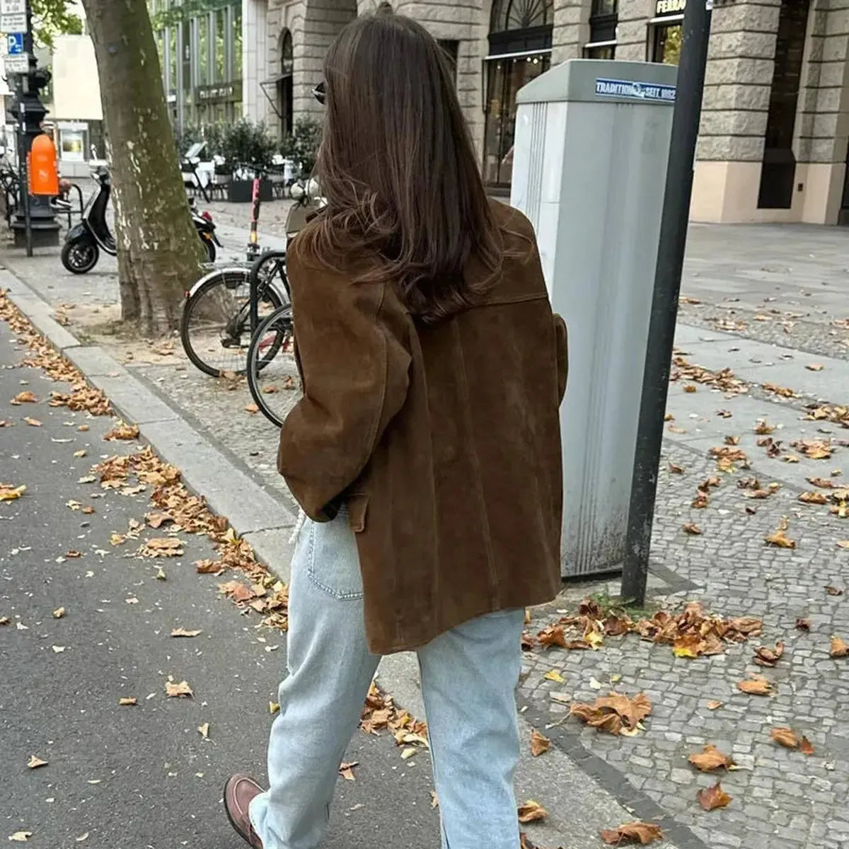 Blazer Suédine Printemps-Saylana