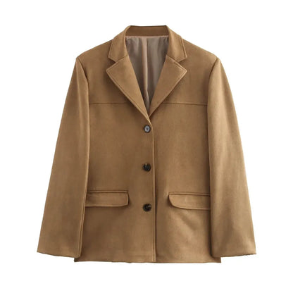 Blazer Suédine Printemps-Saylana
