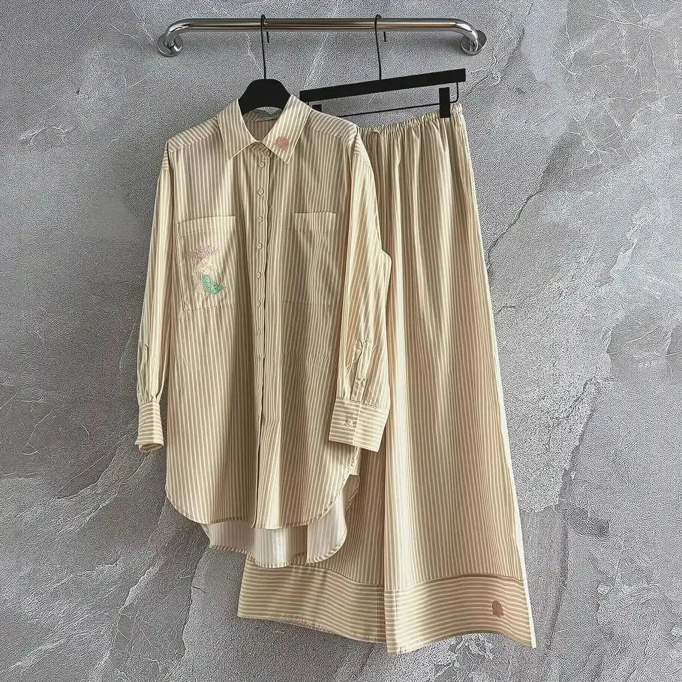 Blouse Ample avec Poche + Pantalon Large - Saylana