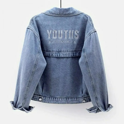 Blouson Slim Denim Mi-Saison-Saylana