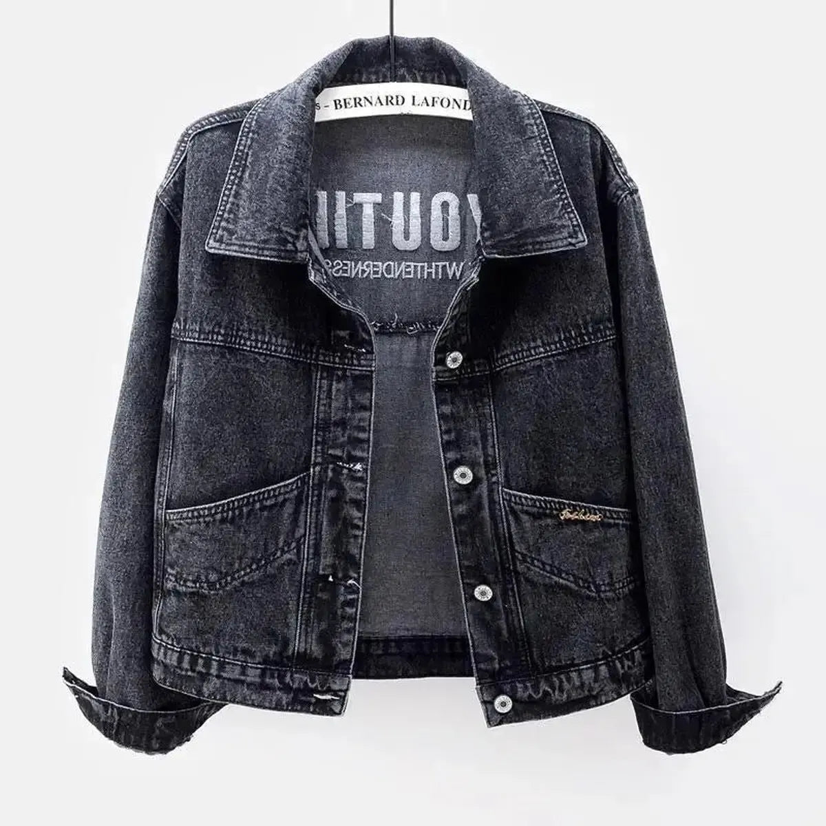 Blouson Slim Denim Mi-Saison-Saylana