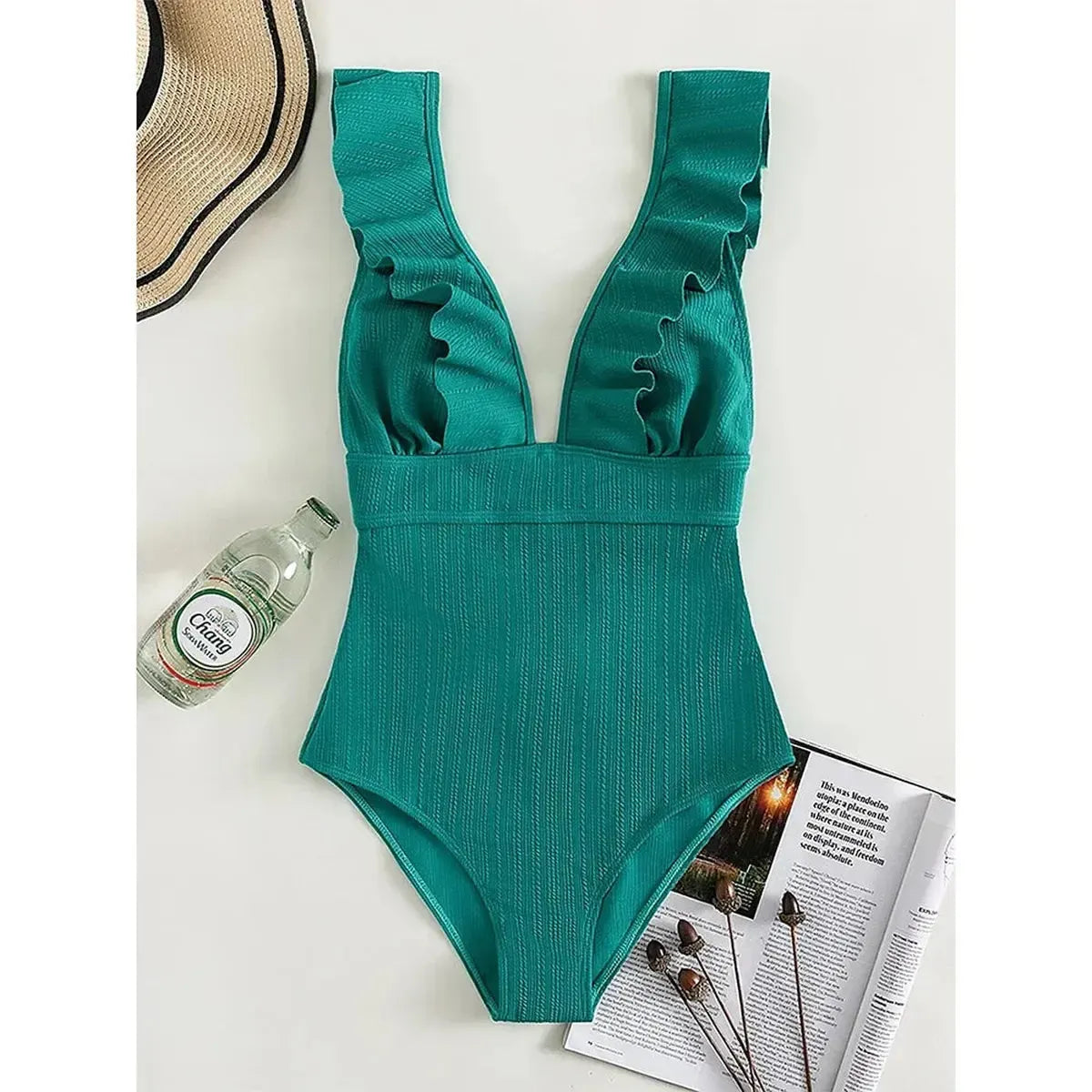 Body Bain Volants Push-Up Été-Saylana