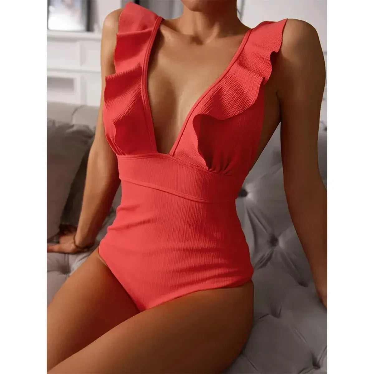 Body Bain Volants Push-Up Été-Saylana
