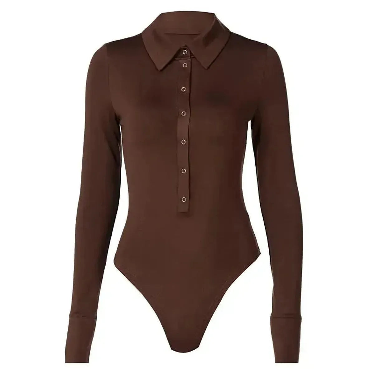 Body Chemise Moulant Manches Longues-Saylana