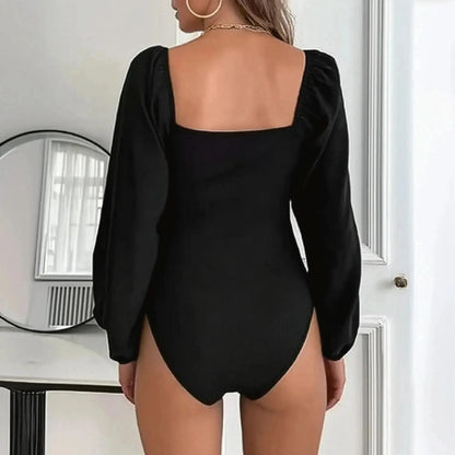 Body Chic Froncé Manches Longues - Saylana