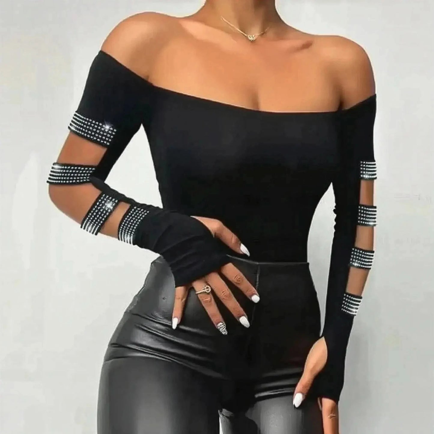 Body Épaules Dénudées Dentelle - Saylana