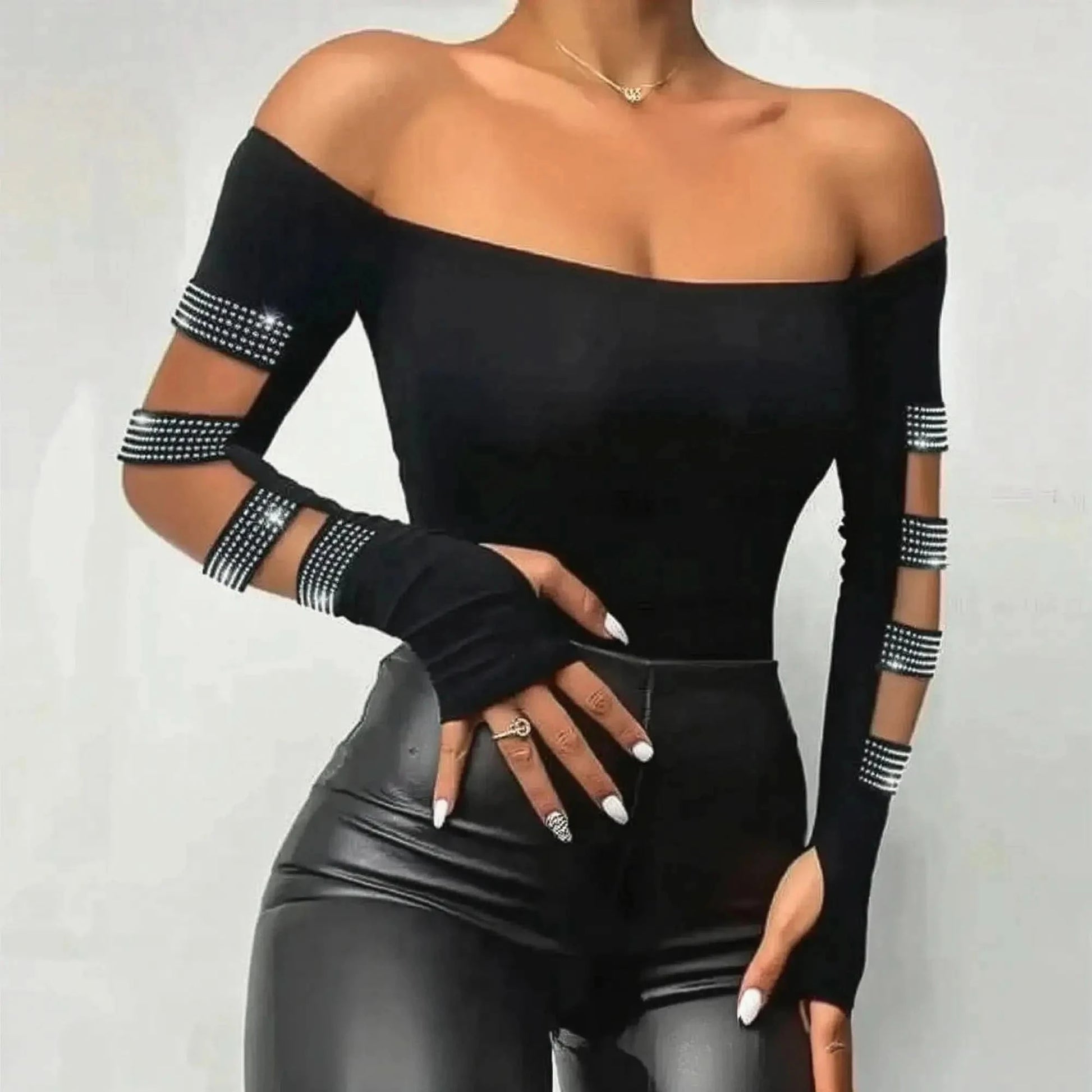 Body Épaules Dénudées Dentelle - Saylana