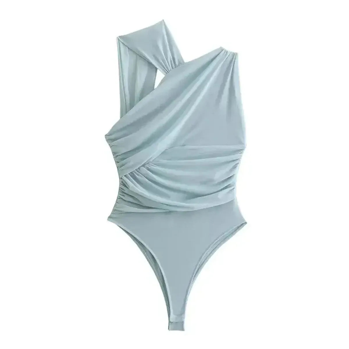 Body Léopard Transparent Sans Manches-Saylana