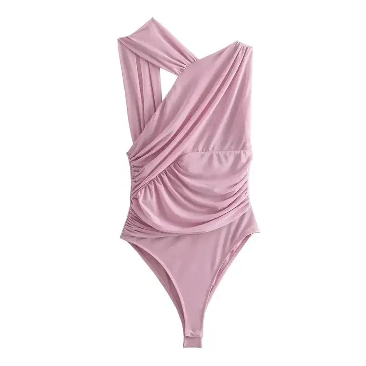 Body Léopard Transparent Sans Manches-Saylana
