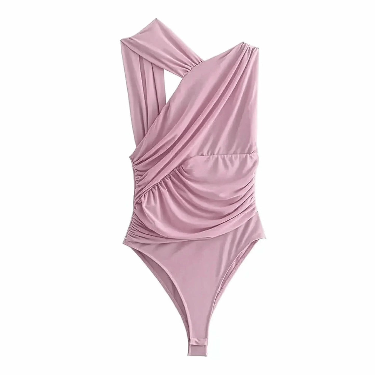 Body Léopard Transparent Sans Manches - Saylana