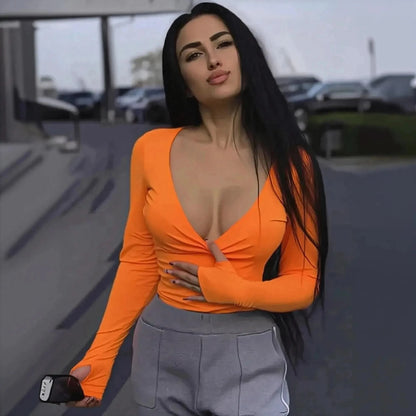 Body Moulant Manches Longues - Saylana