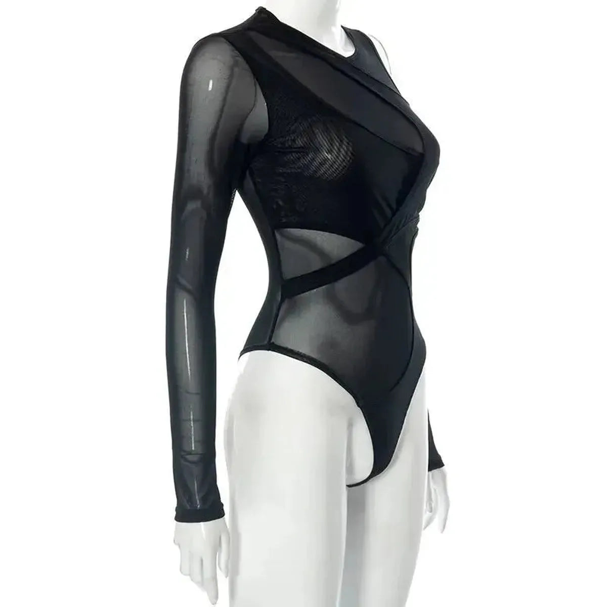 Body Transparent Manches Longues-Saylana