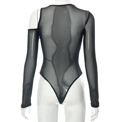 Body Transparent Manches Longues-Saylana