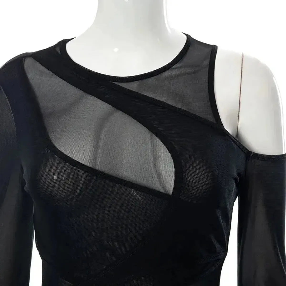 Body Transparent Manches Longues-Saylana