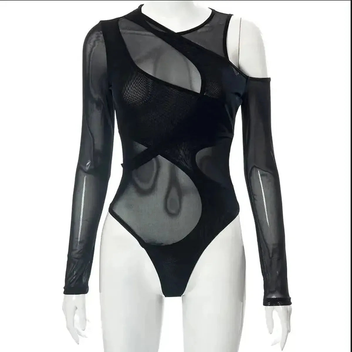 Body Transparent Manches Longues-Saylana