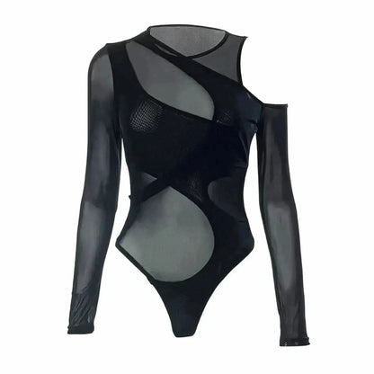 Body Transparent Manches Longues - Saylana