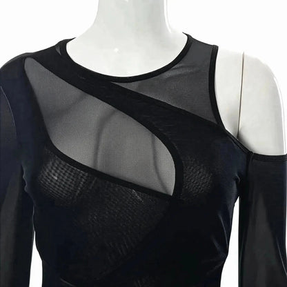 Body Transparent Manches Longues - Saylana