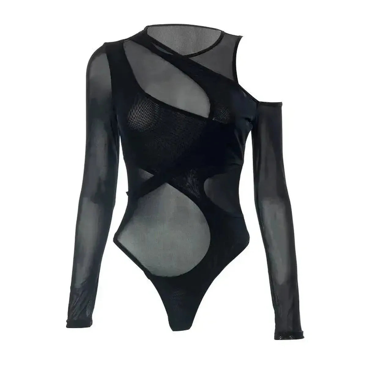 Body Transparent Manches Longues-Saylana