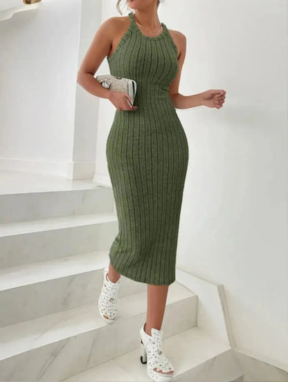 Bodycon Taille Haute Élégante-Saylana