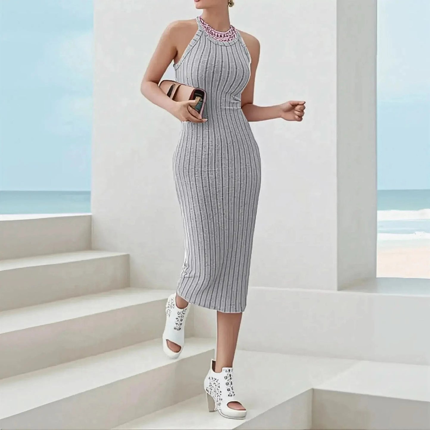 Bodycon Taille Haute Élégante - Saylana