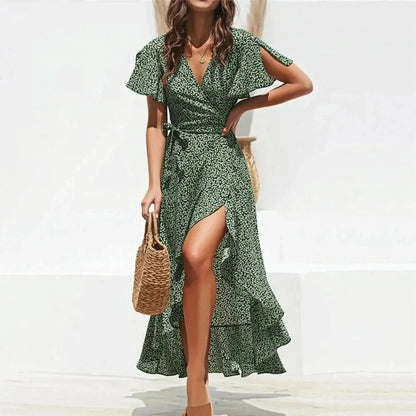 Boho Fleurie Fendue - Saylana