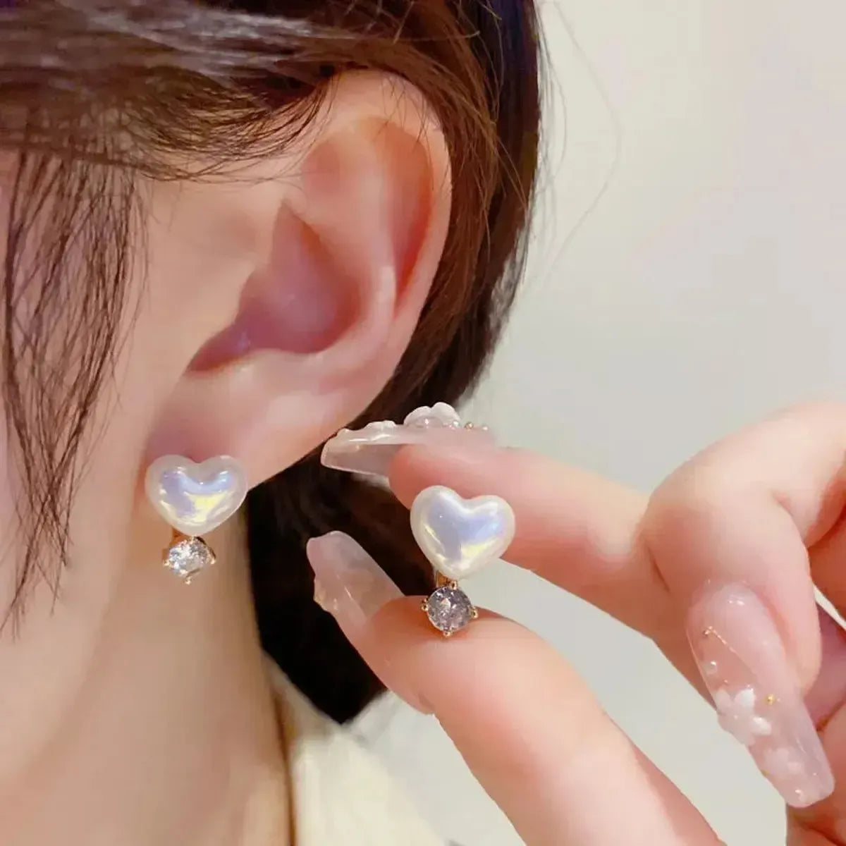 Boucles Longues Perles & Fleurs-Saylana