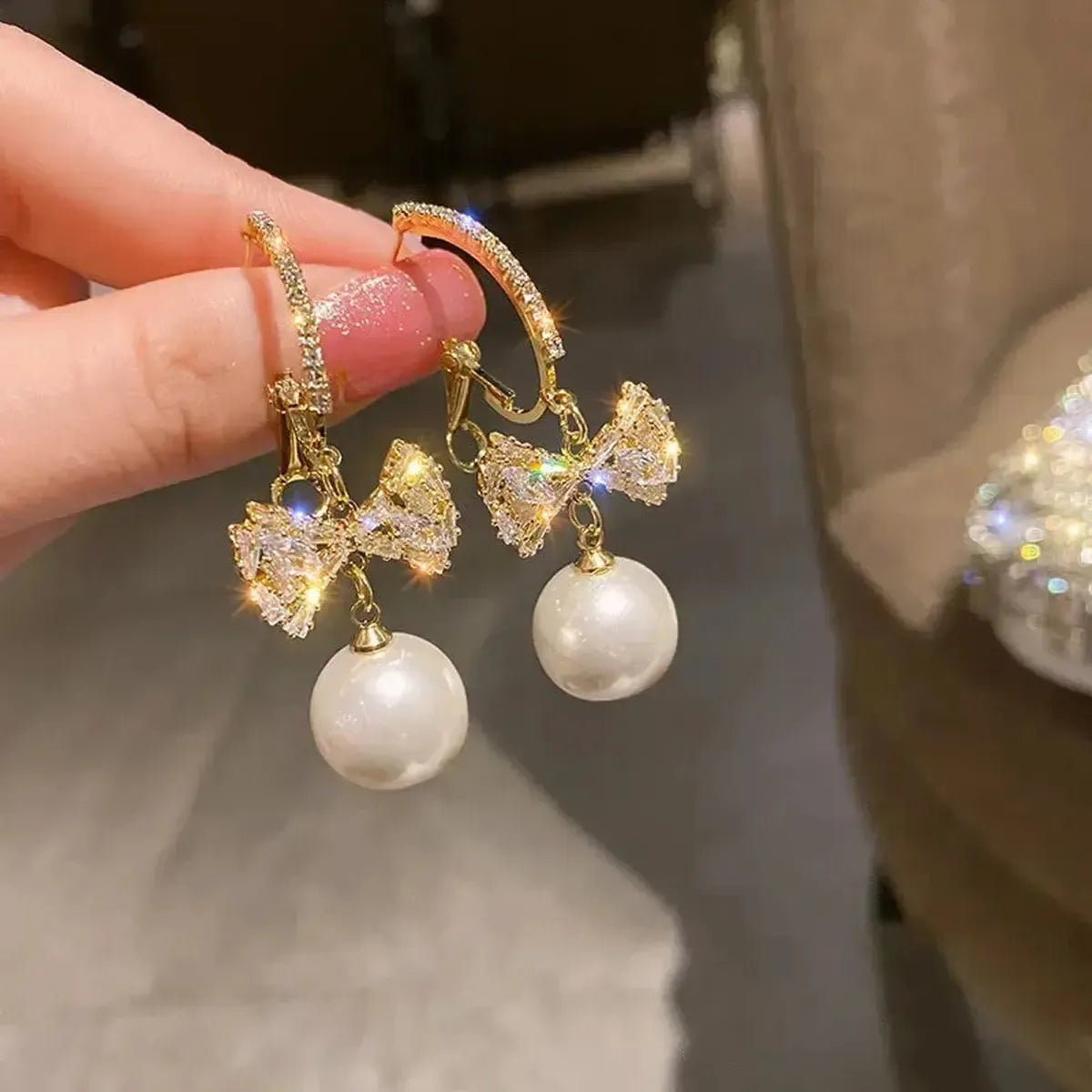 Boucles Longues Perles & Fleurs-Saylana