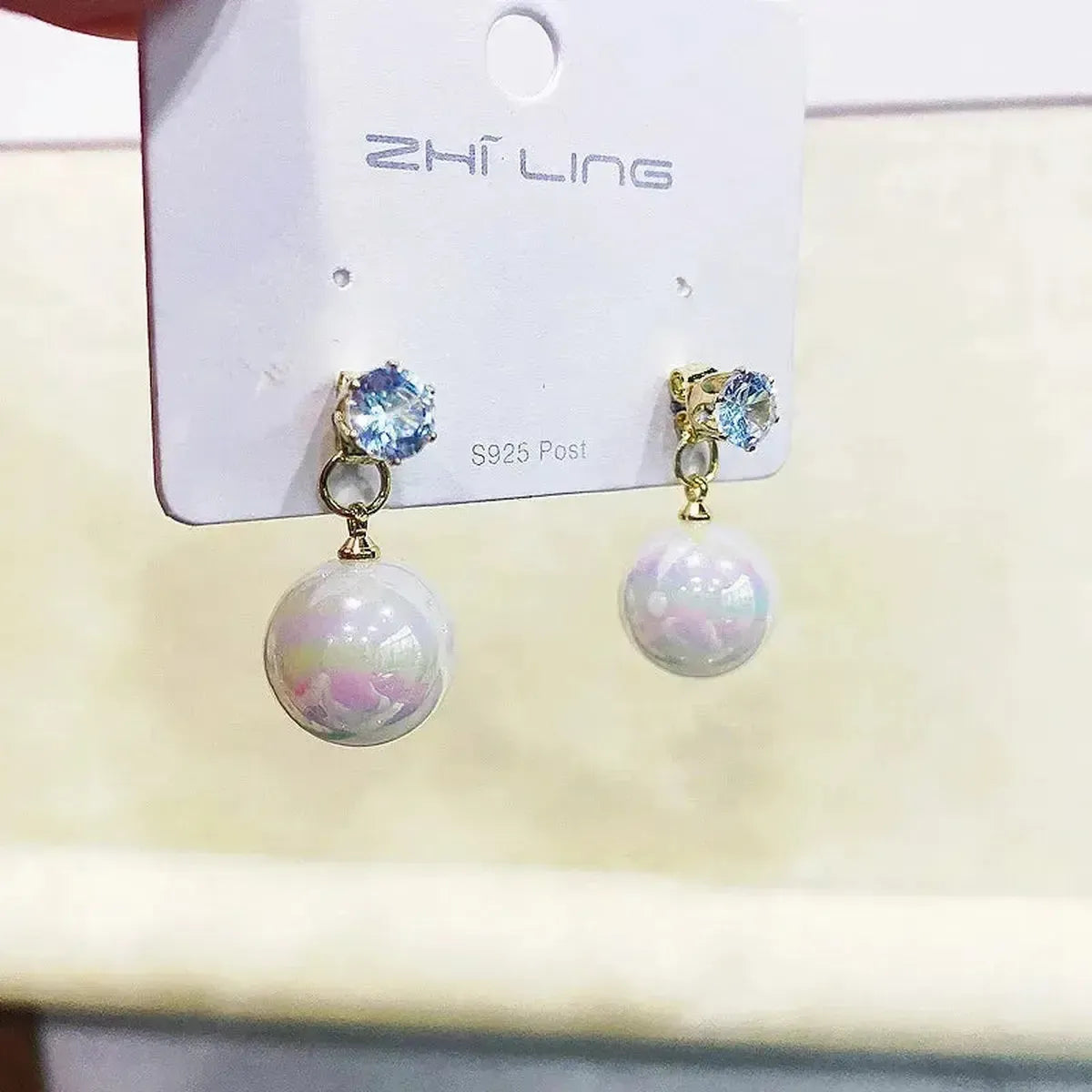 Boucles Longues Perles & Fleurs-Saylana
