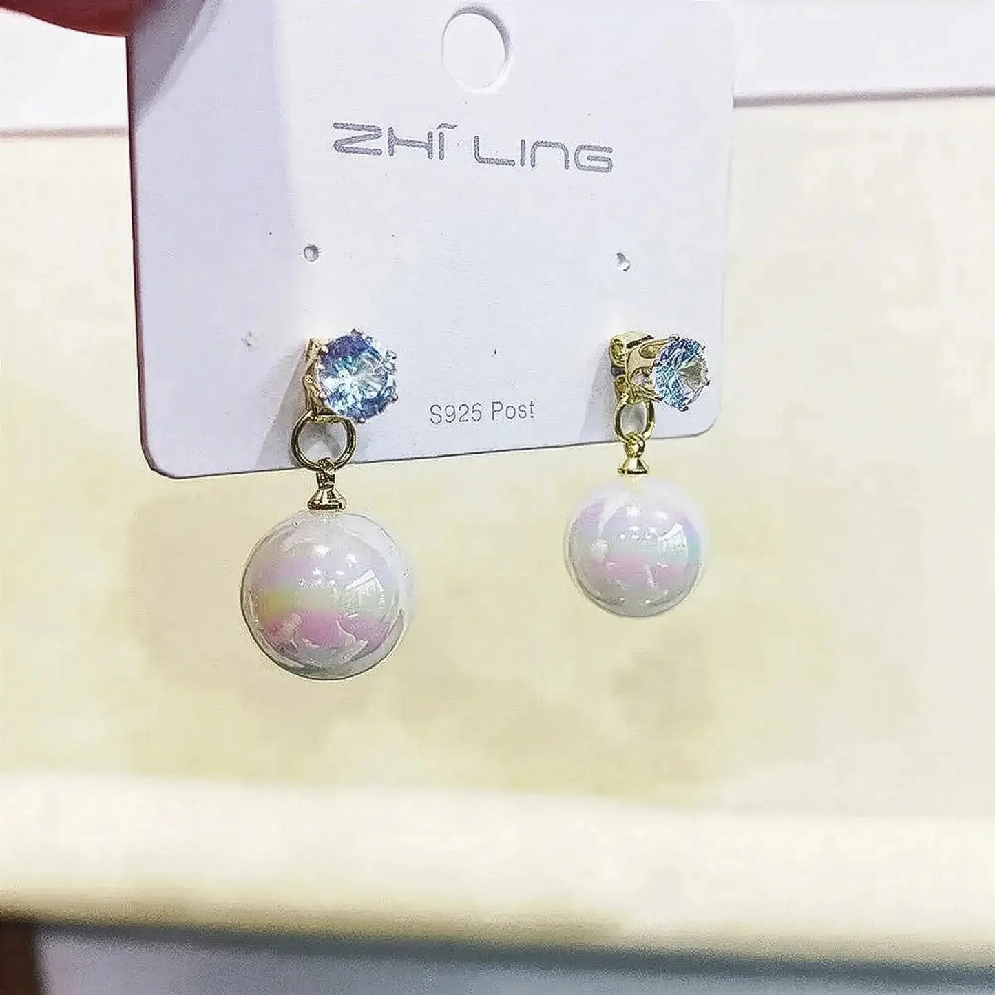 Boucles Longues Perles & Fleurs - Saylana