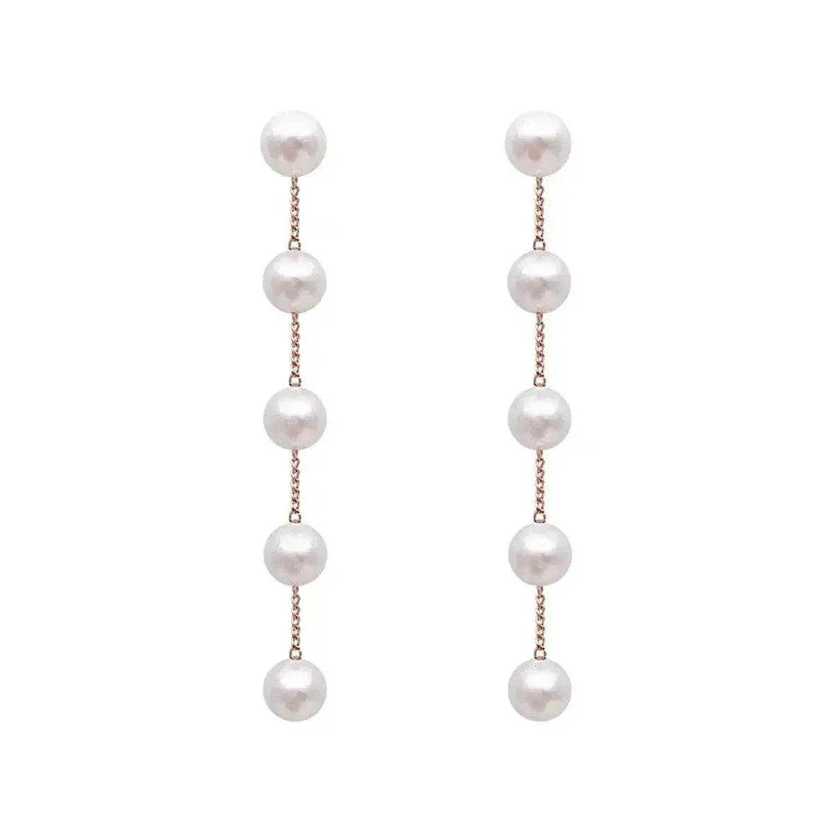 Boucles Longues Perles & Fleurs-Saylana