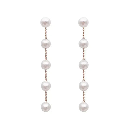 Boucles Longues Perles & Fleurs-Saylana