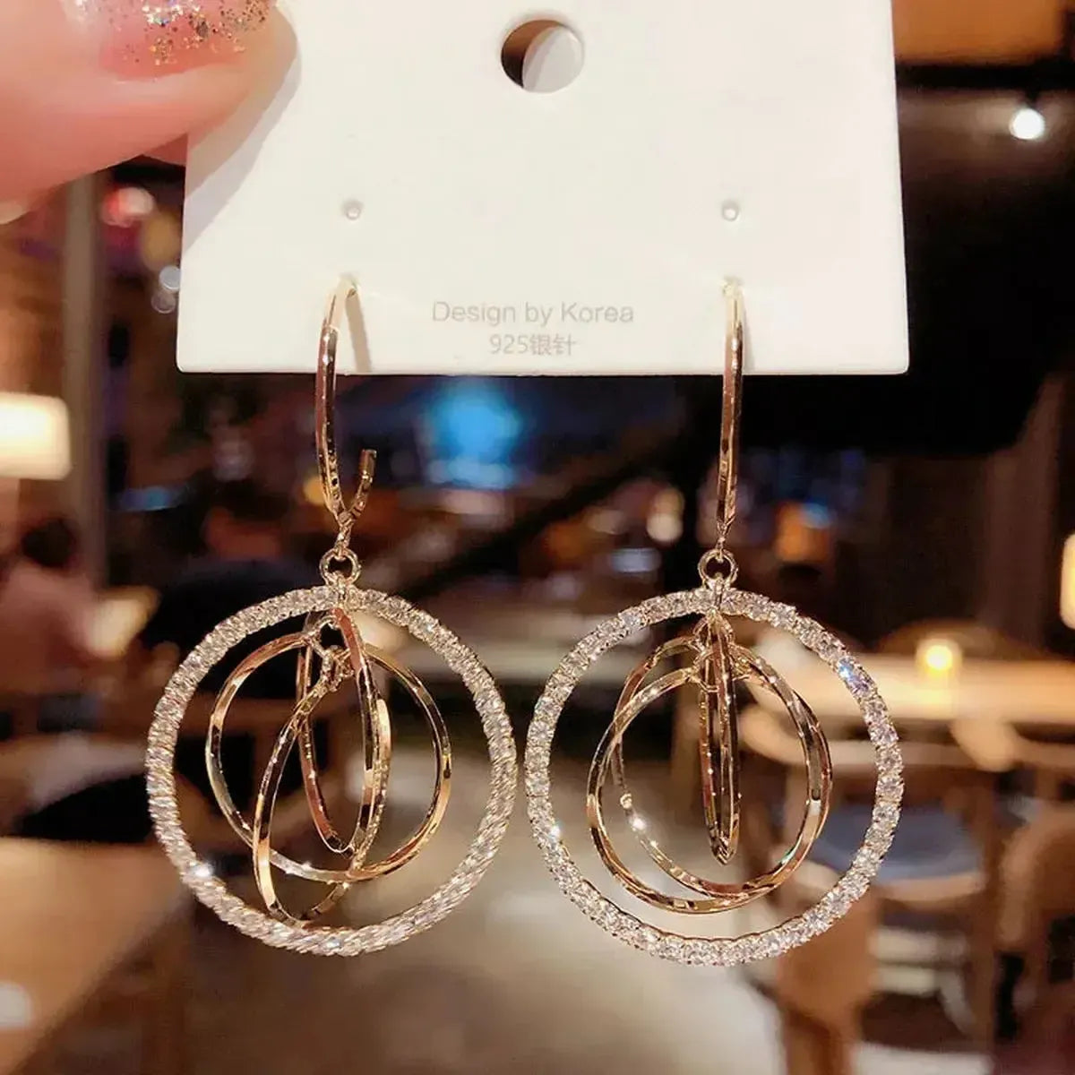 Boucles Longues Perles & Fleurs-Saylana