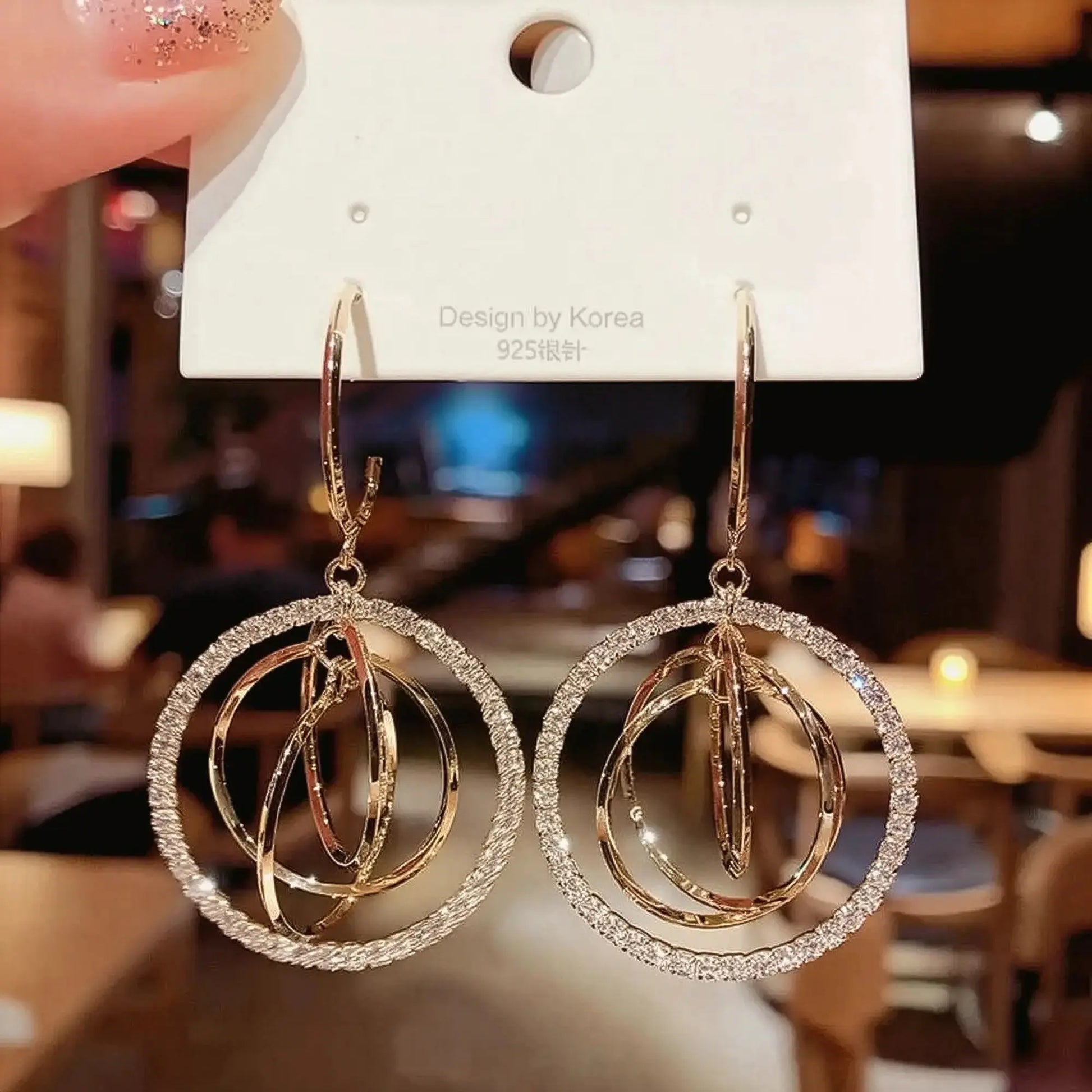 Boucles Longues Perles & Fleurs - Saylana