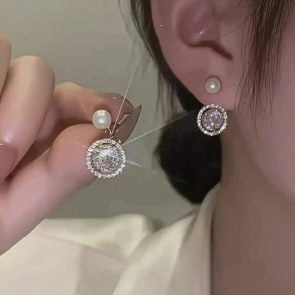 Boucles Longues Perles & Fleurs - Saylana