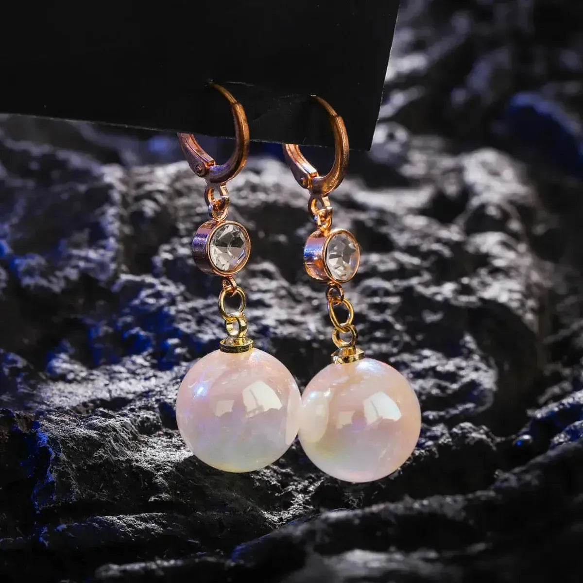 Boucles Longues Perles & Fleurs-Saylana